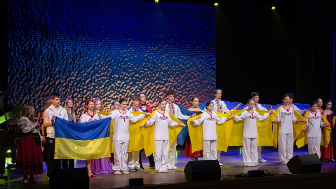 Koncerts un tikšanās mūzikā ar jauniešiem no Bojarkas pilsētas Ukrainā