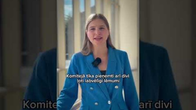 30.–31. jūlija Izglītības, kultūras, sporta un jaunatnes lietu komitejas sēdē pieņemtie lēmumi