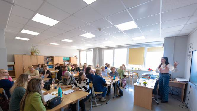 Ropažu novada pedagogu metodiskā diena, klase, klausītāji