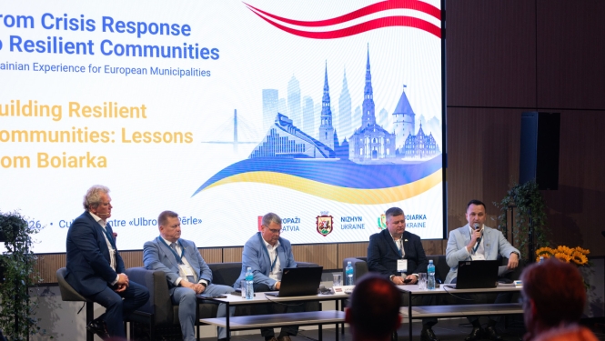 Forums "Krīzes reaģēšana līdz noturīgām kopienām: Ukrainas pieredze Eiropas pašvaldībām"