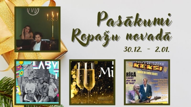 Pasākumi 30.12.-02.01.