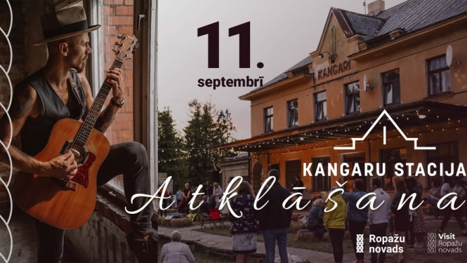 Kangaru stacijas atklāšanas pasākums