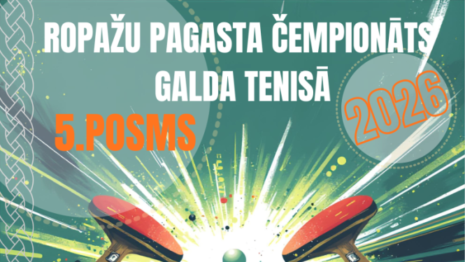 Galda teniss, 5. posms, afiša