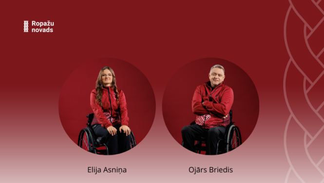 Ropažu novada parasportisti, kuri piedalās 2026. gada paralimpiādē