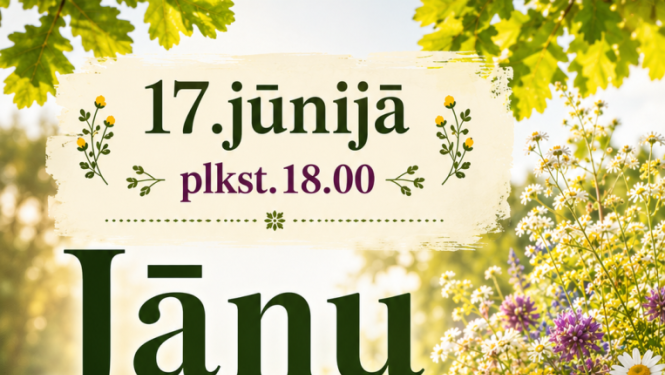 Jāņu ielīgošana Zaķumuižā, afiša