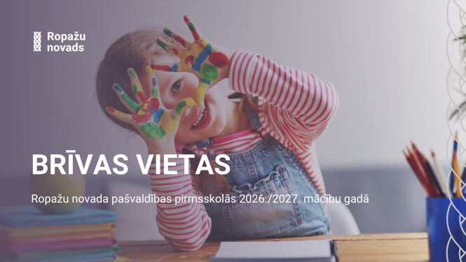 Brīvas vietas pirmsskolās, afiša