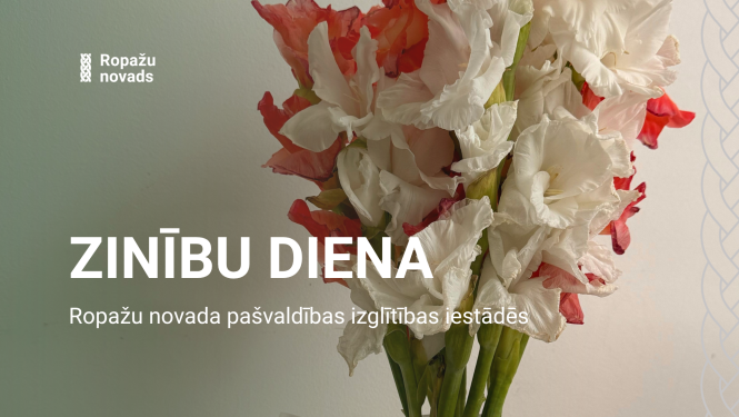 Zinību diena, gladiolas
