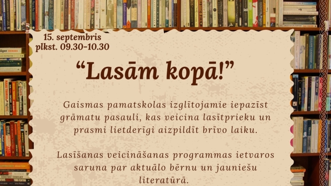 Lasām kopā, afiša