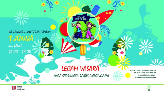 Lecam vasarā, afiša