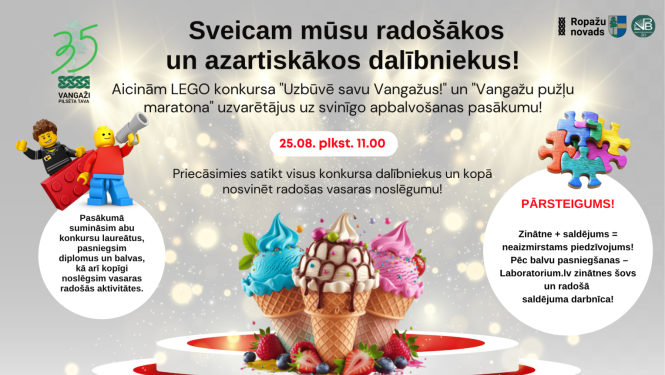 Balvu pasniegšana konkursa uzvarētājiem!