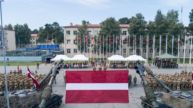 NBS divdesmit gadu svinības pasākums Ādažos