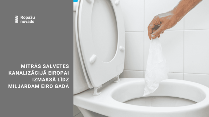mitrās salvetes tualetes podā