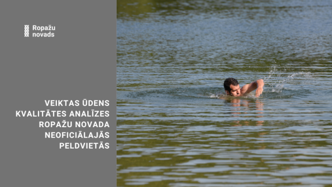 peldvieta, vīrietis peld ezerā