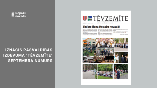 Tēvzemītes septembra numurs