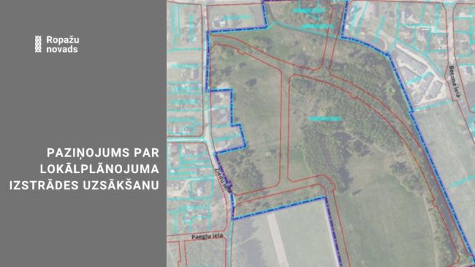 paziņojums par lokālplānojuma uzsākšanu