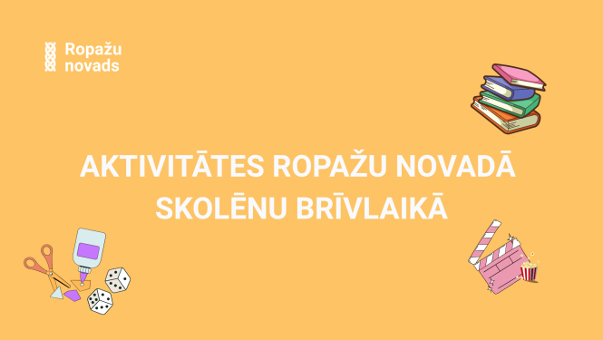 aktivitātes skolēnu brīvlaikā, afiša