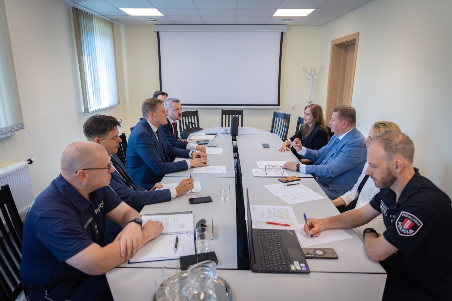 Iekšlietu ministra vizīte Ropažu novadā