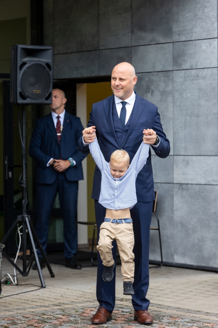 Berģu Mūzikas un mākslas pamatskolas piebūves pirmā kārtas atklāšana