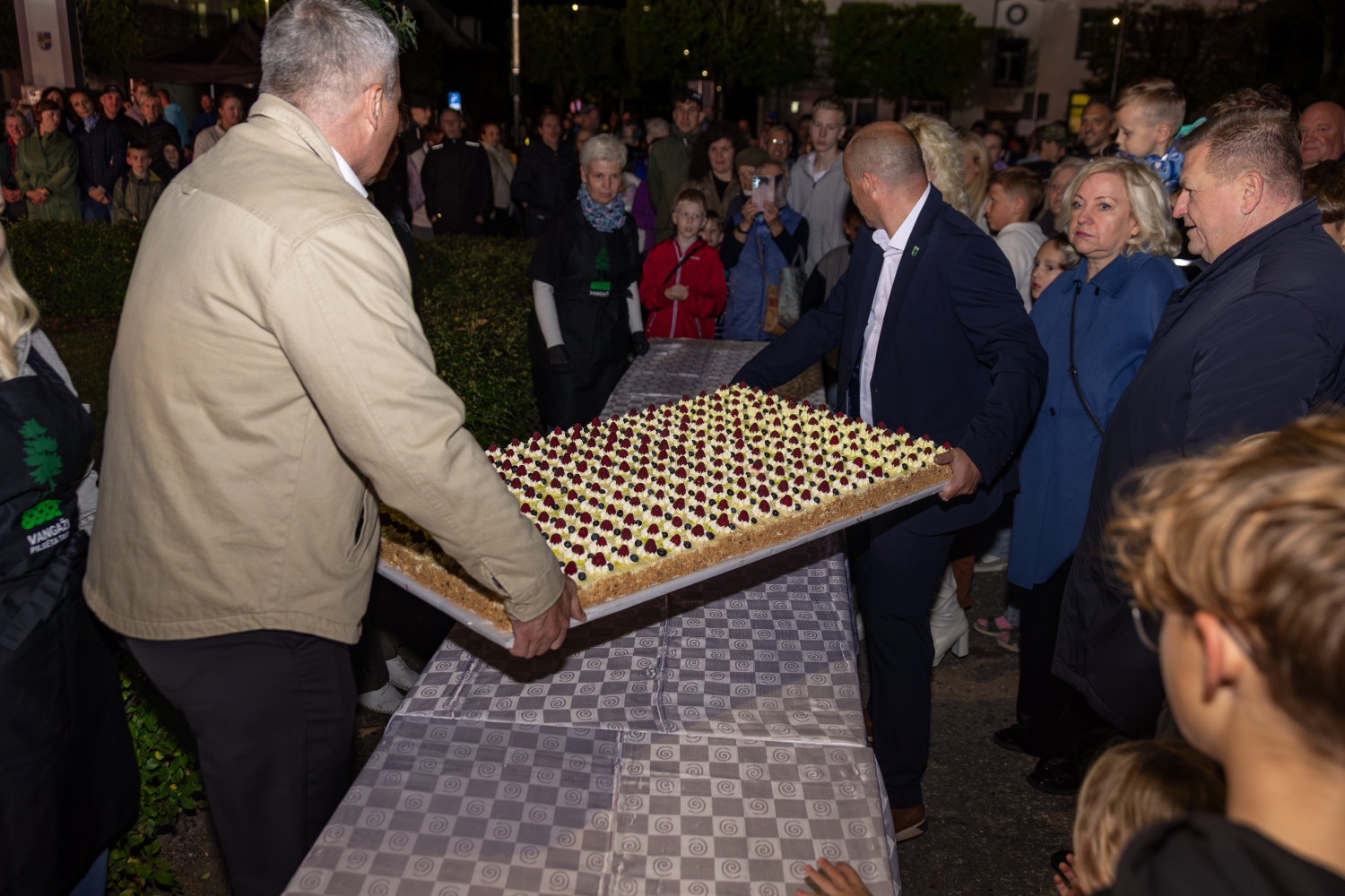 Vangažu pilsētas svētki, vakara daļa