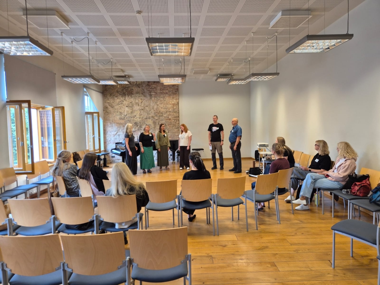 Ropažu Kultūras centra jauktā vokālā ansambļa "Ar putniem" dalība "Latvian Voices a capella festival" meistarklasēs