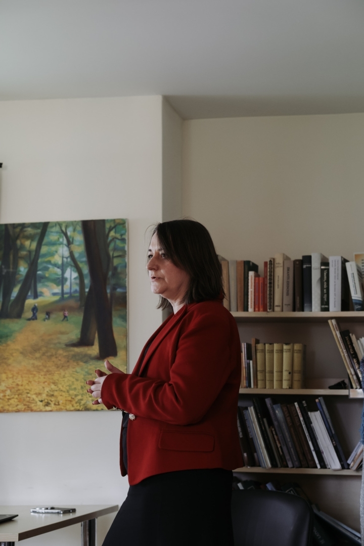 Norvēģijas Karalistes vēstniece Latvijā Ropažu bibliotēkā