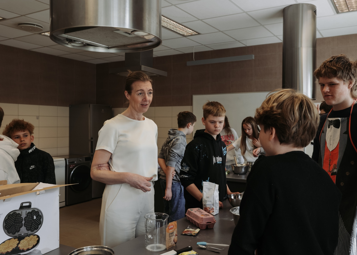 Norvēģijas Karalistes vēstniece Latvijā Ropažu vidusskolā