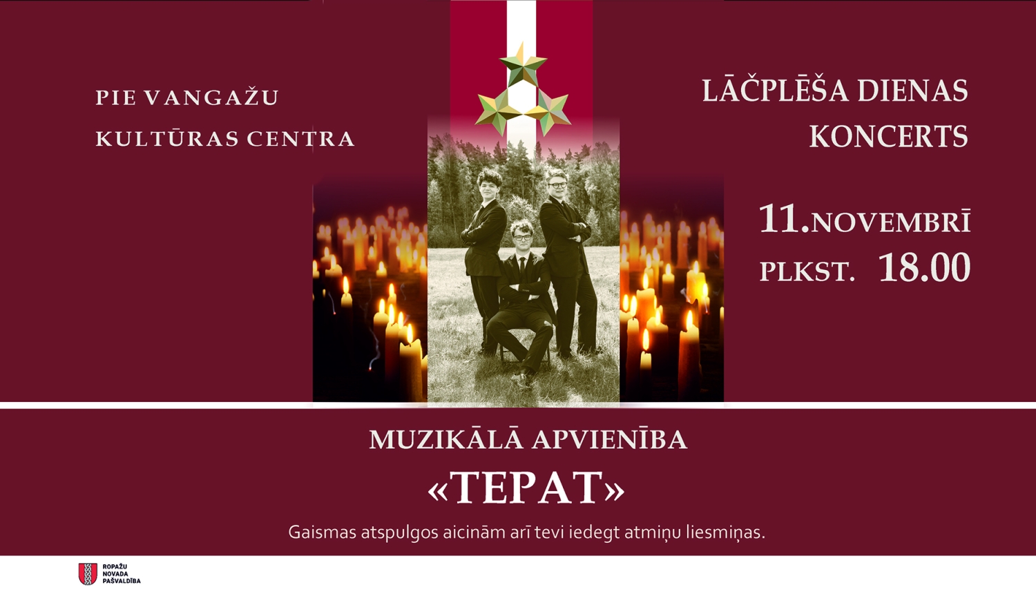 Lāčplēša dienas koncerts, afiša