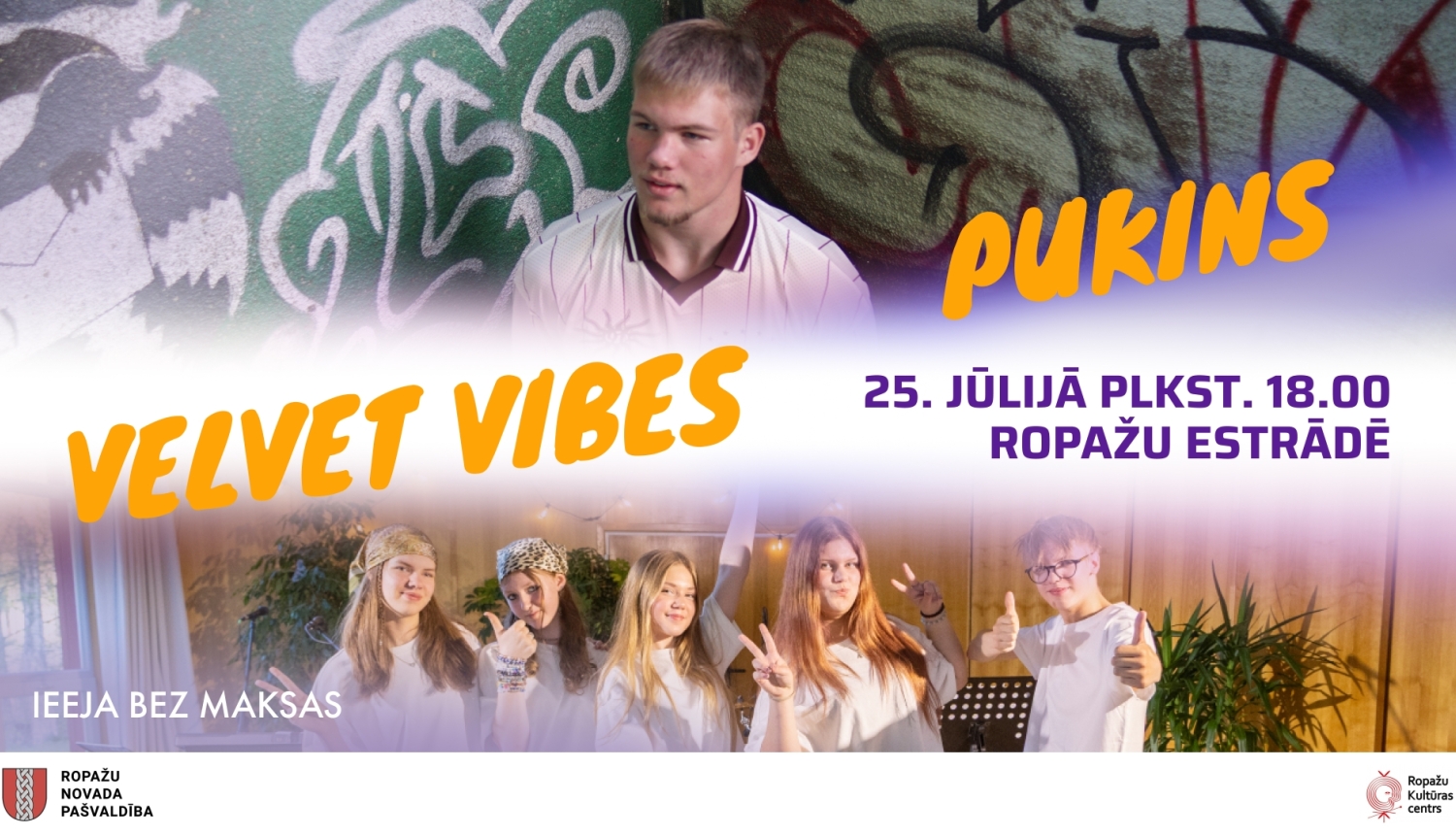 Jauniešu koncerts, afiša