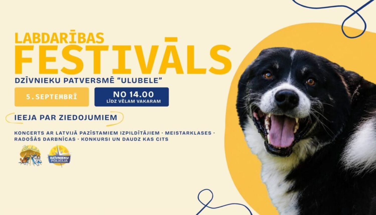 “Ulubeles” Labdarības festivāls, afiša