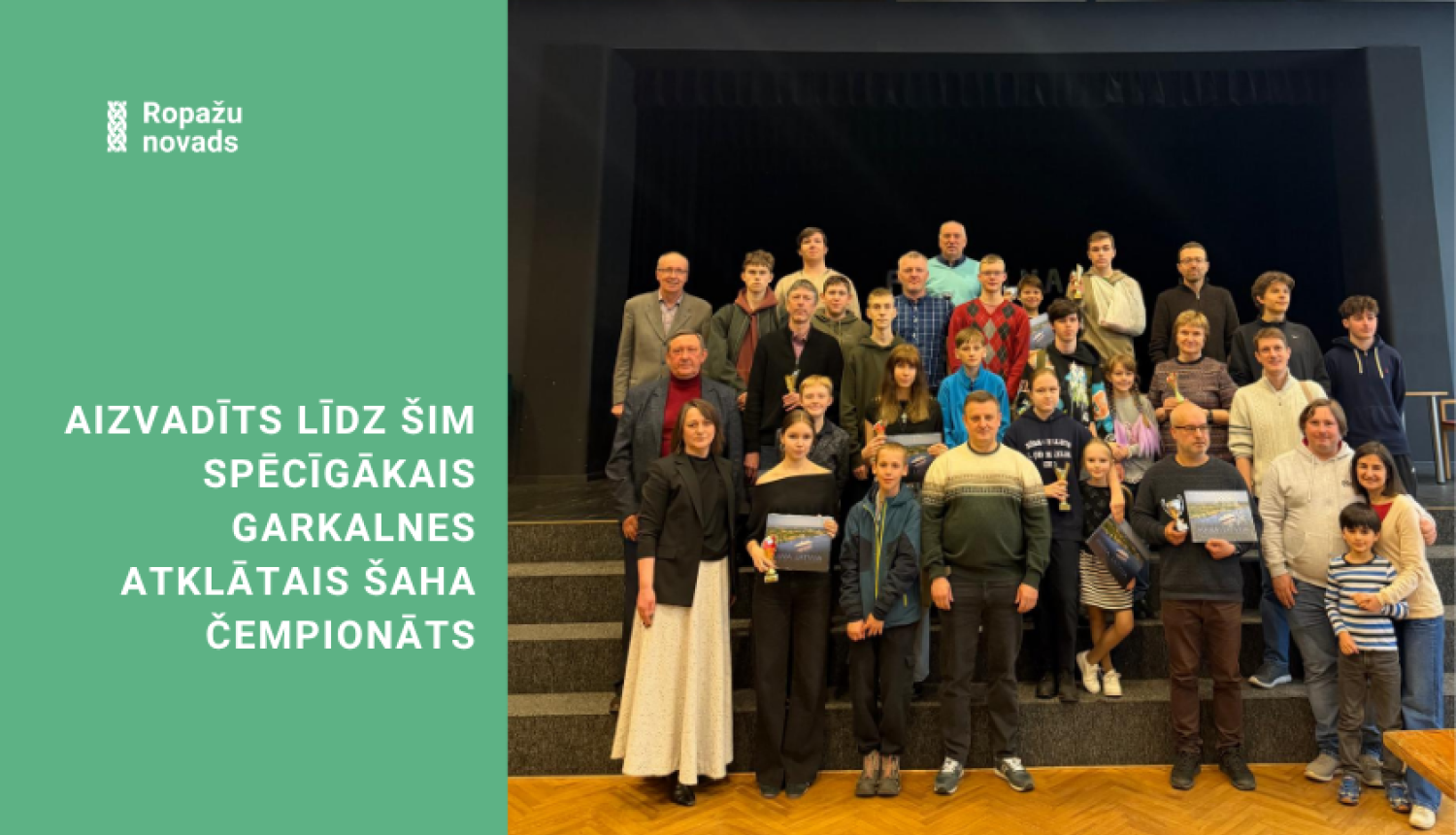Aizvadīts līdz šim spēcīgākais Garkalnes atklātais šaha čempionāts