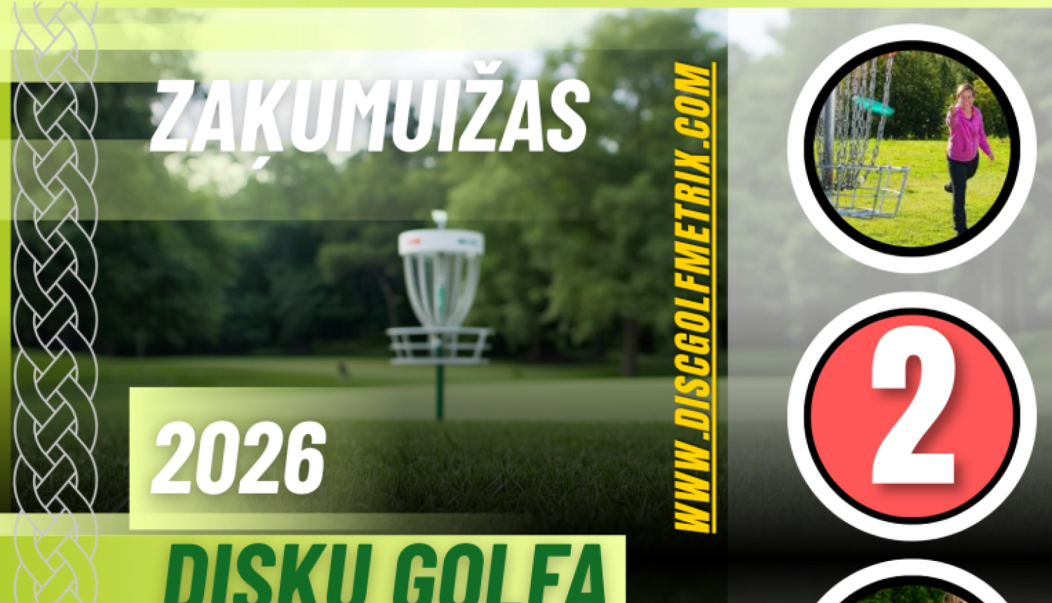 Ropažu pagasta 2026. gada atklātais disku golfa čempionāts, 2. posms, AFIŠA