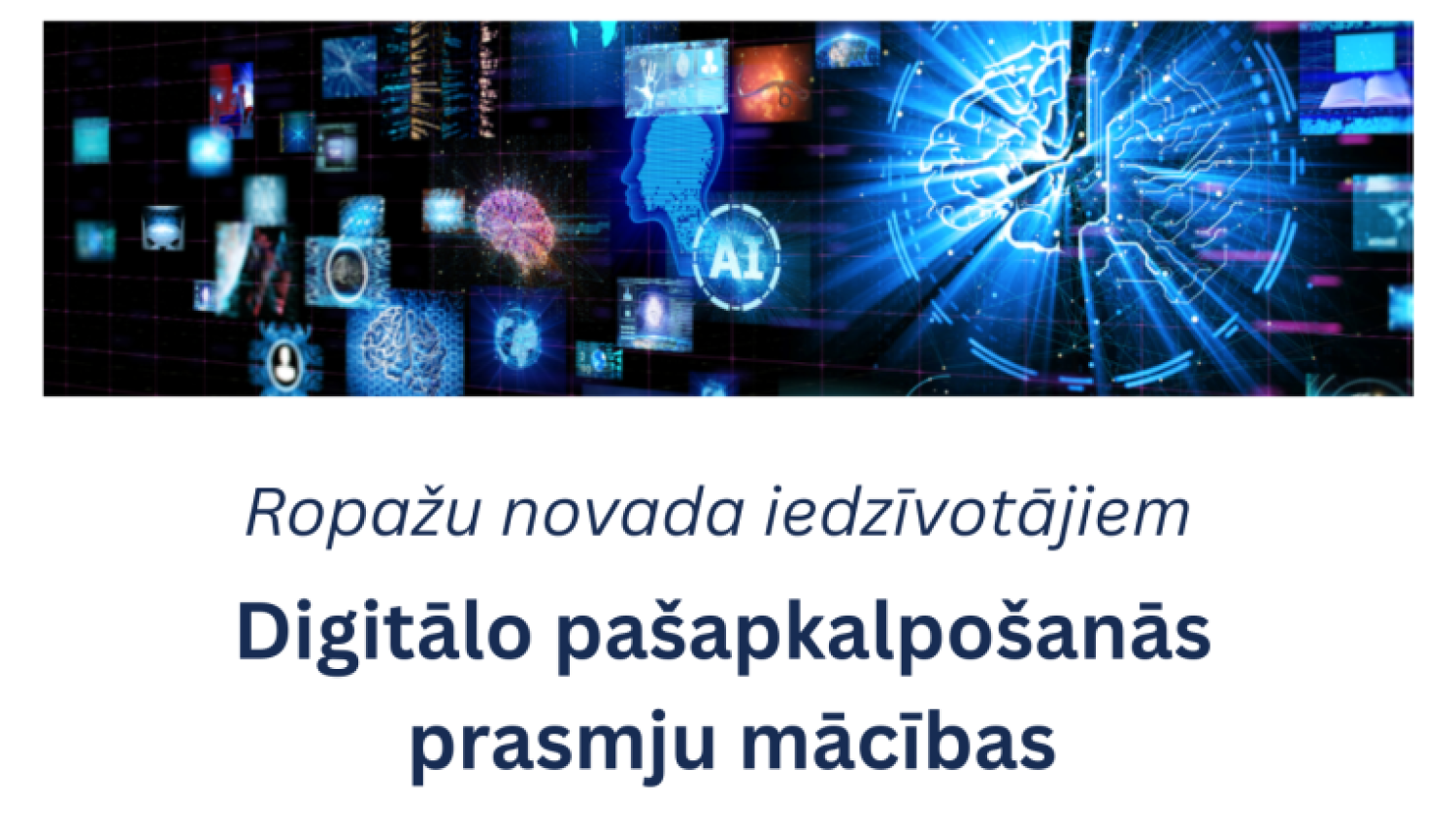digitalās apmācības, afiša