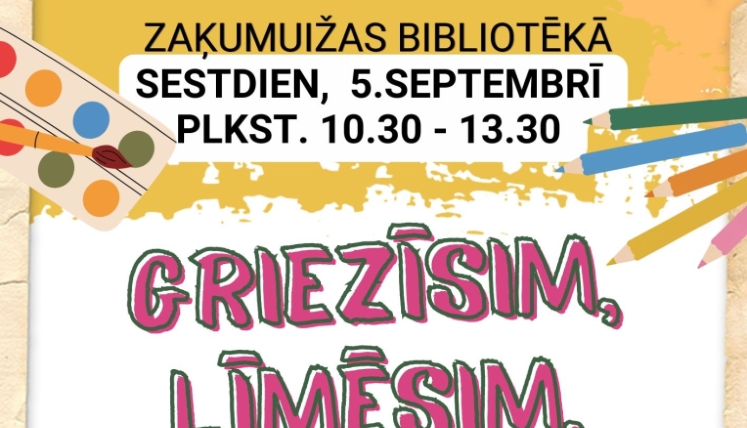 radoša sestdiena, afiša
