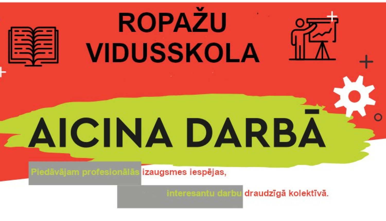 Aicina darbā