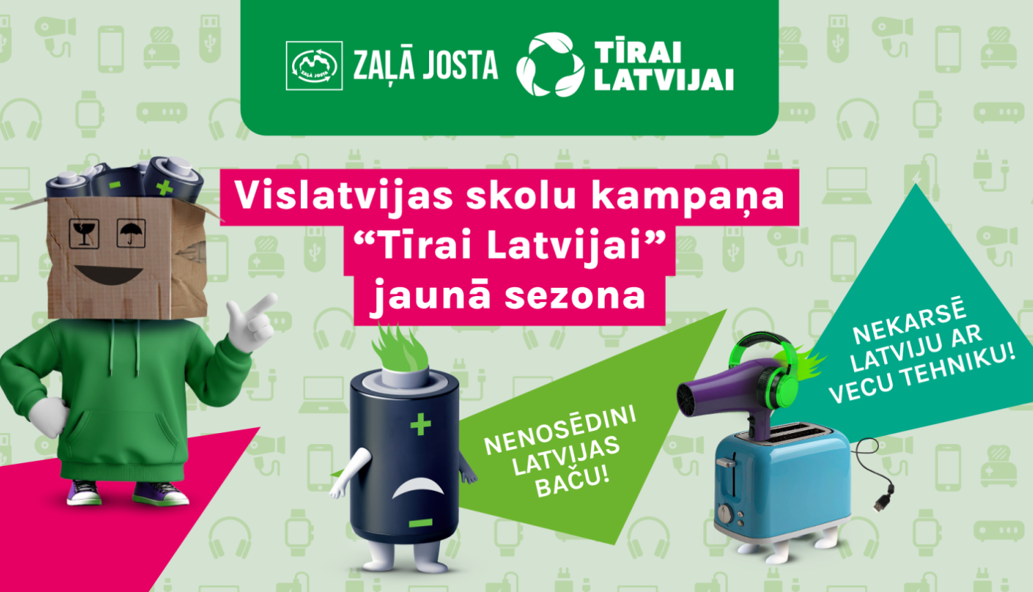 SIA “Zaļā josta” akcija, afiša