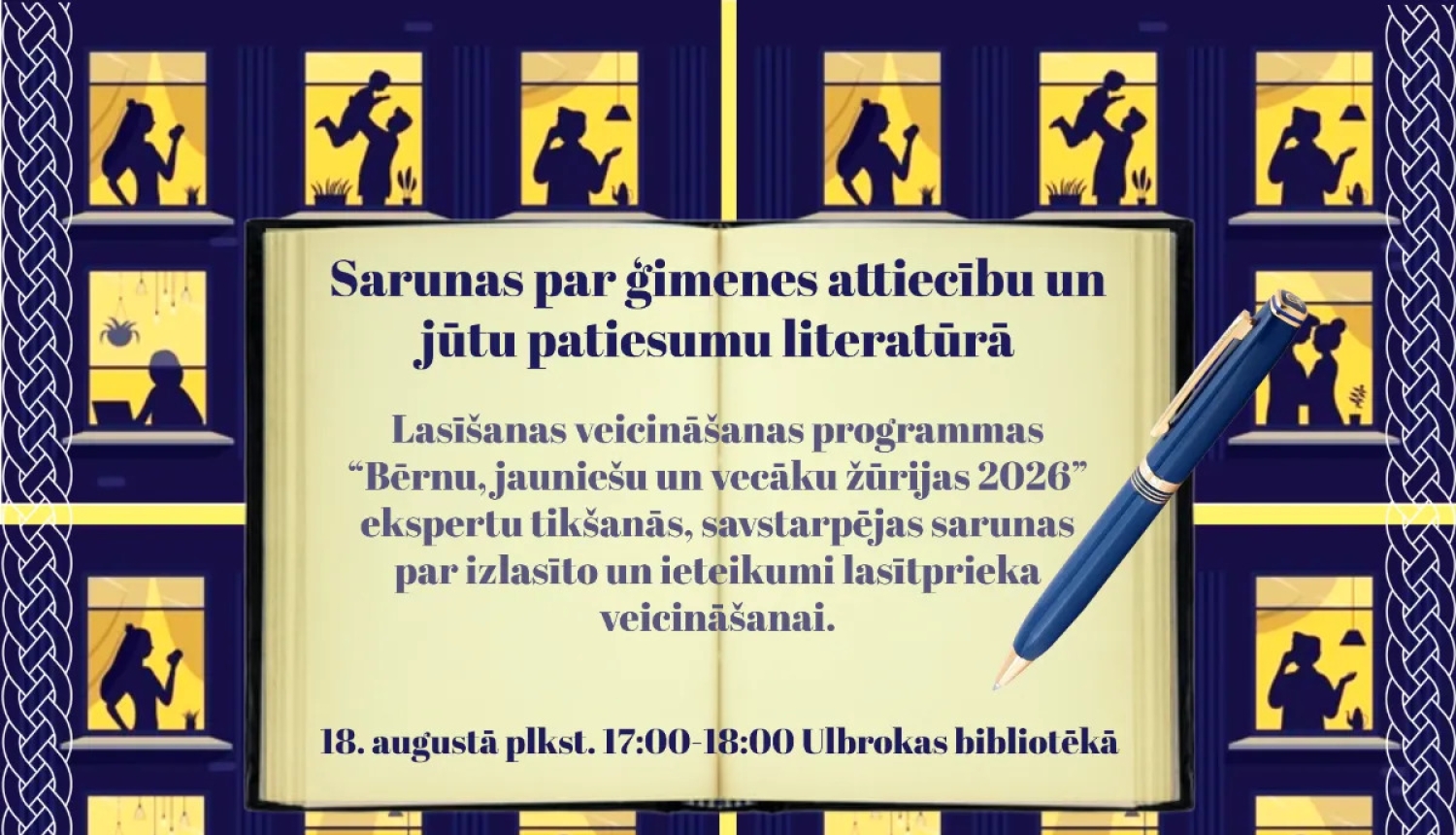 Sarunas par ģimenes attiecību un jūtu patiesumu literatūrā
