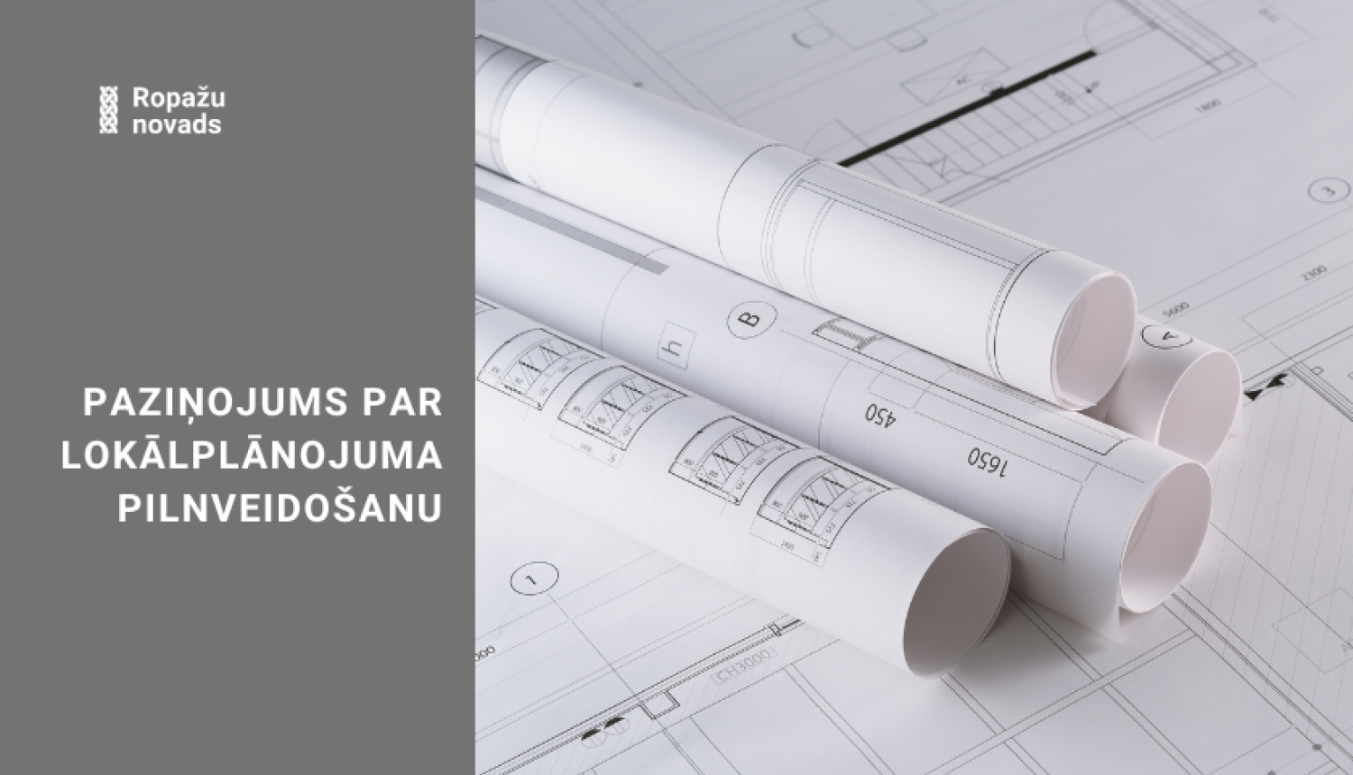 paziņojums par lokālplānojumu