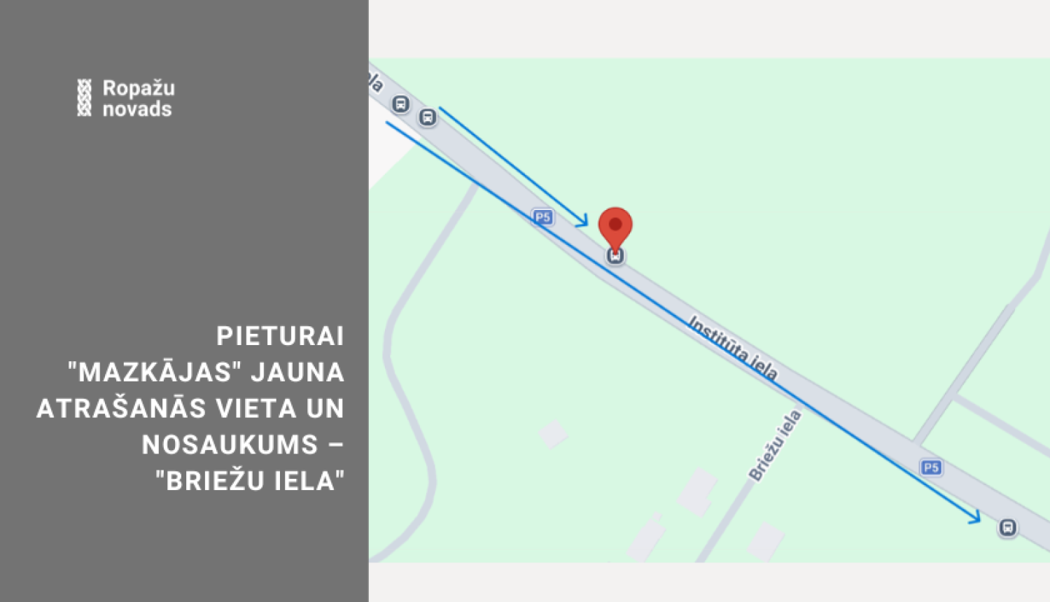 pieturvietu nosaukumu maiņa