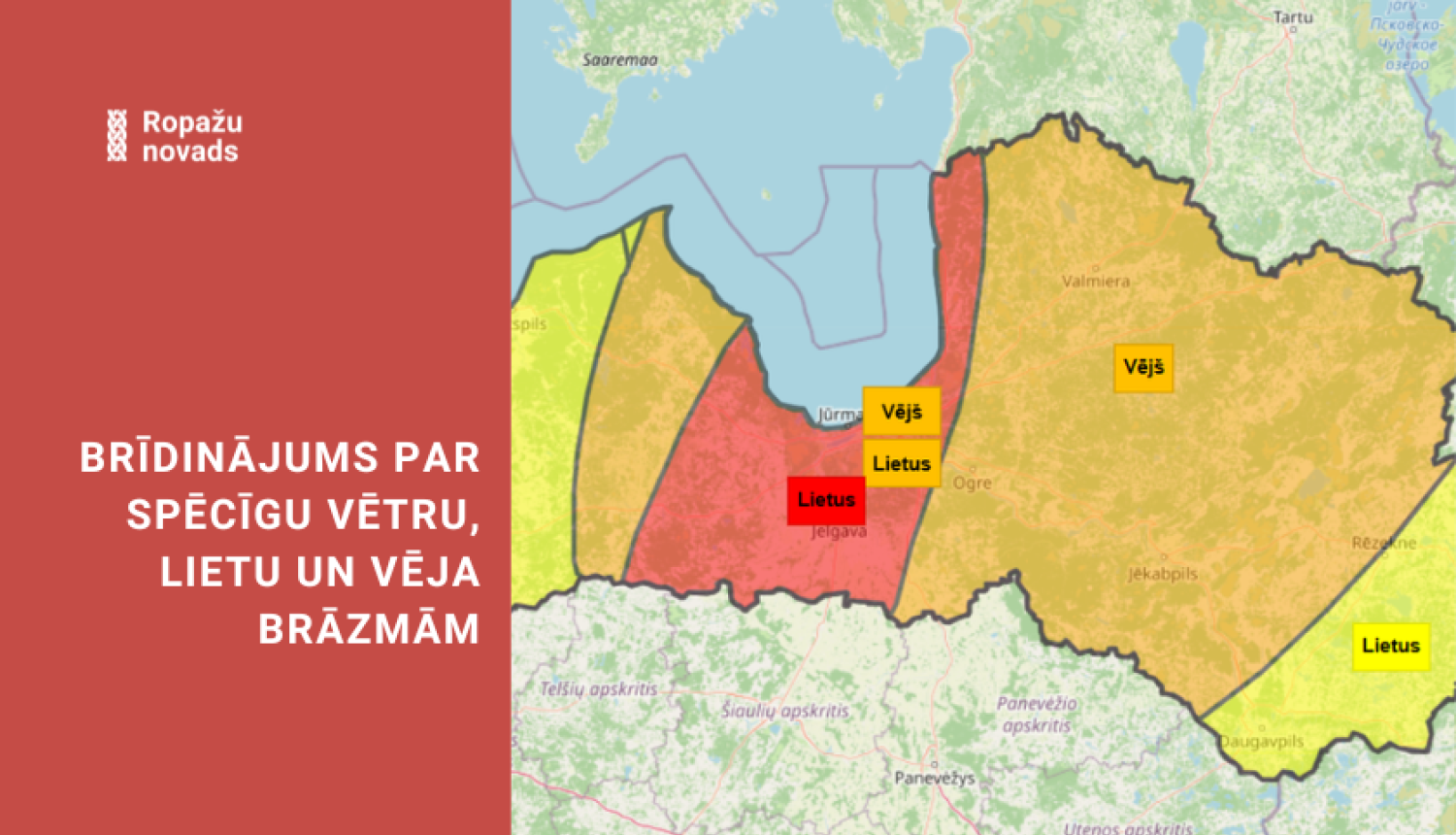 sarkanais brīdinājums