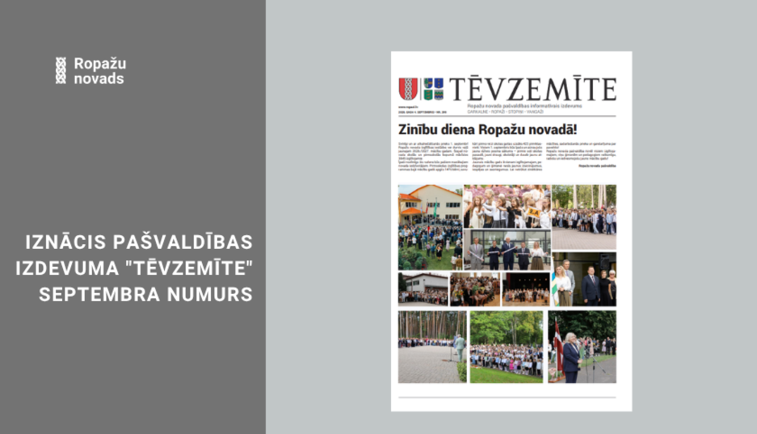 Tēvzemītes septembra numurs