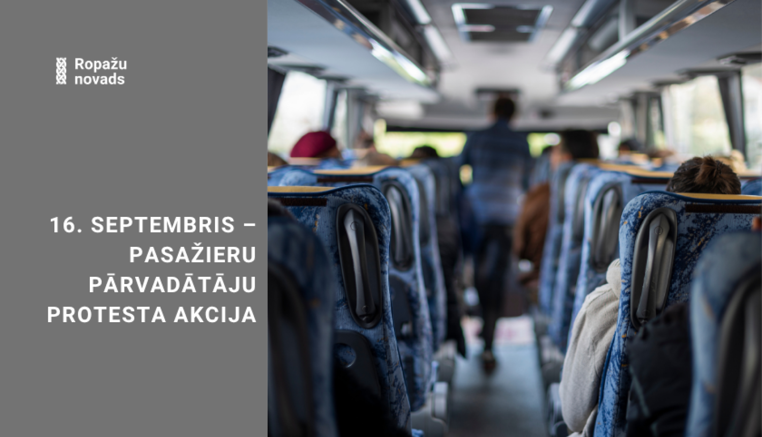autobusa salons ar pasažieriem