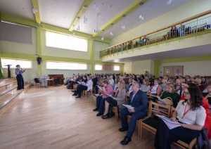 Ropažu novada pedagogu metodiskā diena zāle, klausītāji