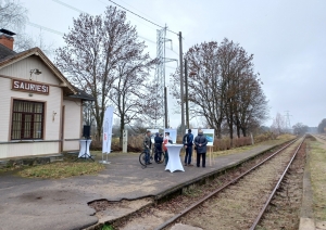 Rail Baltica reģionālo mobilitātes punktu projektēšanas līguma svinīga parakstīšana