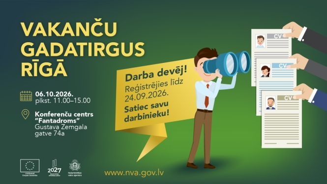 NVA vakanču tirgus, afiša