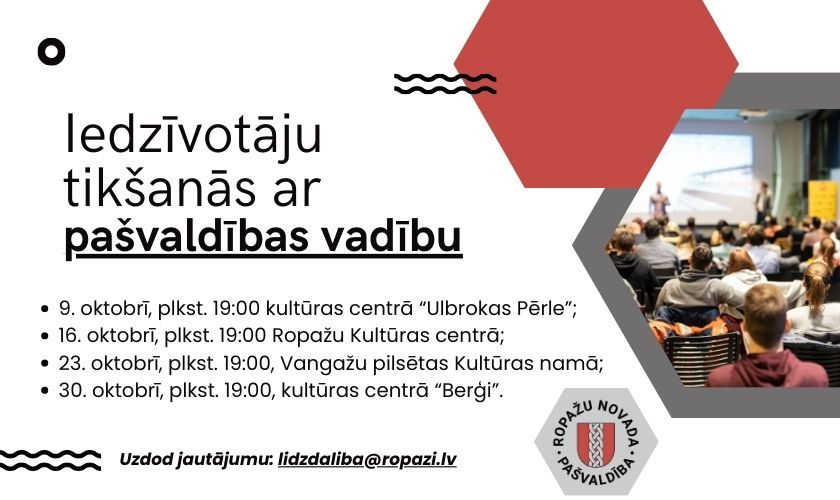 Pašvaldības vadības tikšanās ar iedzīvotājiem