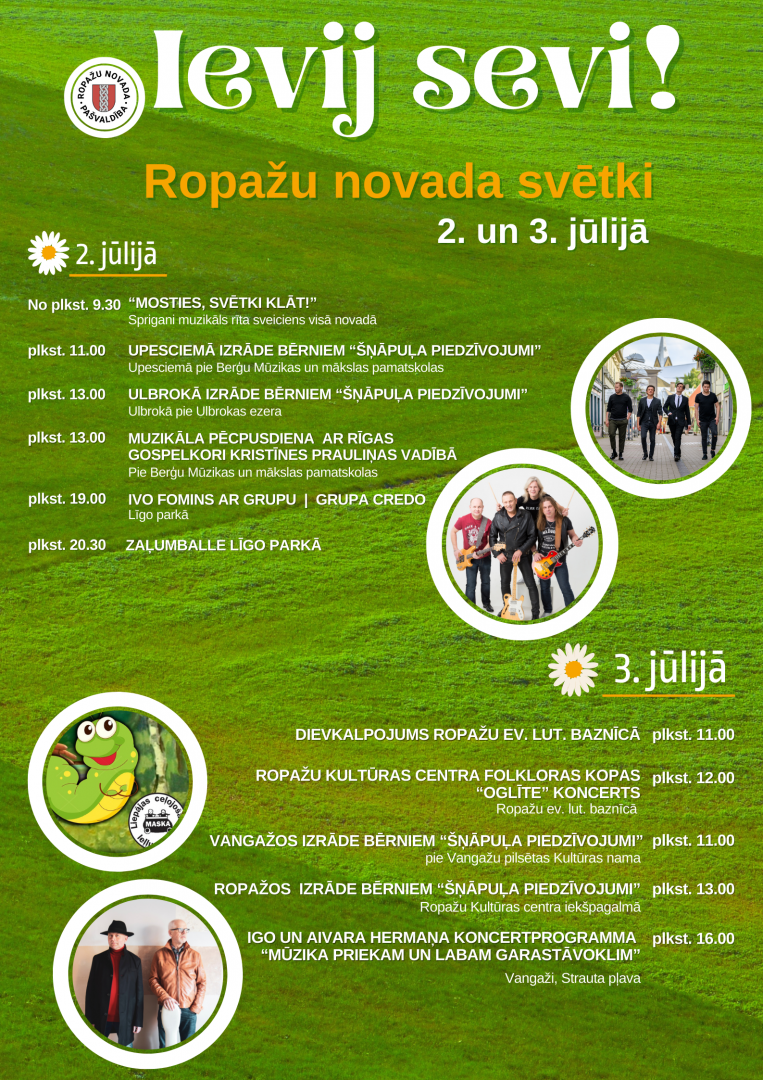 Ropažu novada svētki, 2.-3.jūlijs