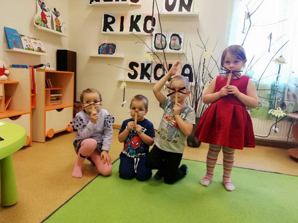 Koko un Riko skoliņa Ropažu bibliotēkā