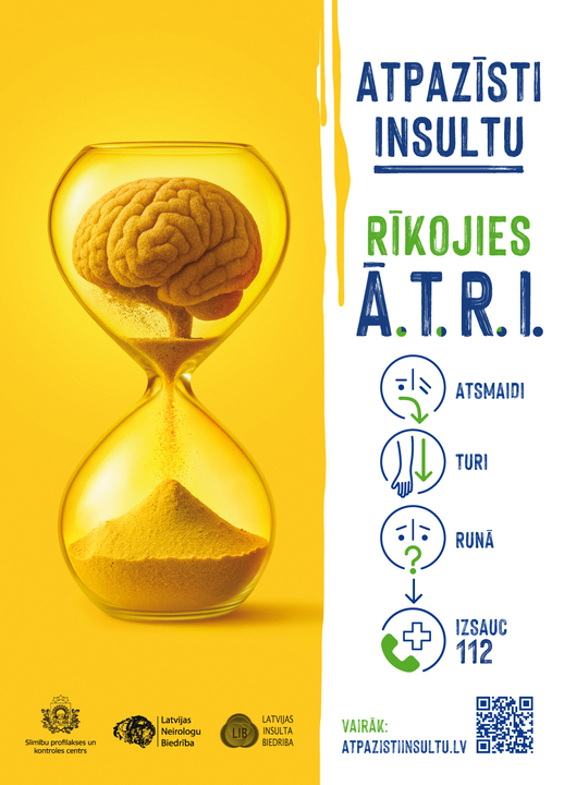 Kampaņa "Atpazīsti insultu! Rīkojies ĀTRI!" 