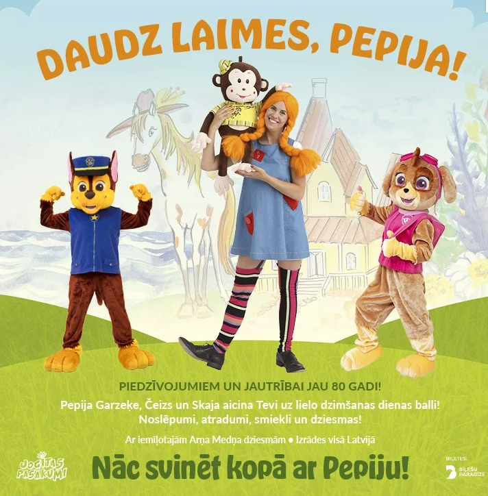 afiša par izrādi par pepiju