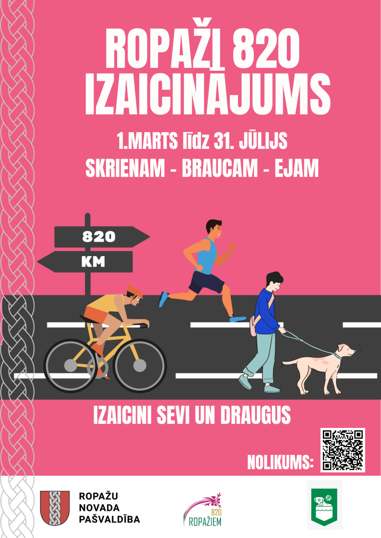 ''Ropaži 820 izaicinājums'' rezultāti